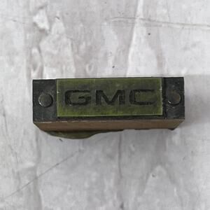 GMC Logo Vintage Letterpress Printers Block Plate SF5-S